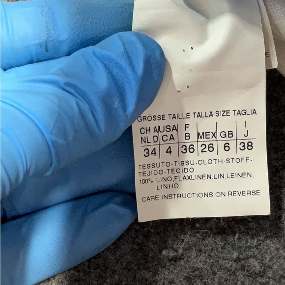 Weekend Max Mara White Mini Linen Dress - Picture 6 of 6